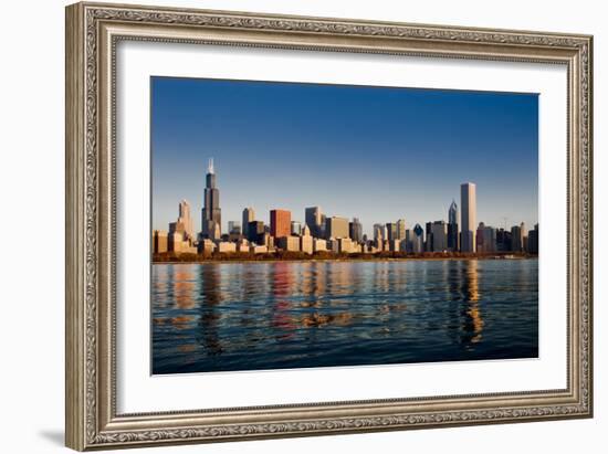 Chicago Reflections-Steve Gadomski-Framed Photographic Print