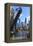 Chicago River and Downtown Towers, Willis Tower, Chicago, Illinois, USA-Amanda Hall-Framed Premier Image Canvas