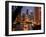 Chicago River and Skyline at Dusk with Boat-Alan Klehr-Framed Photographic Print