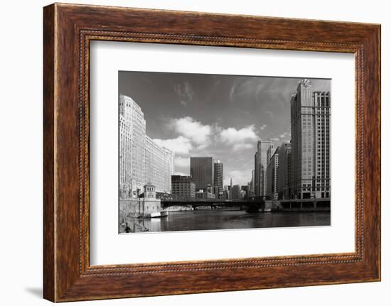 Chicago River Bend-Patrick Warneka-Framed Photographic Print