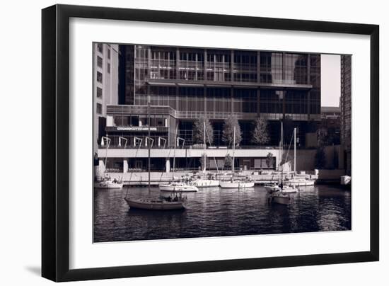 Chicago River Boats-Steve Gadomski-Framed Photographic Print