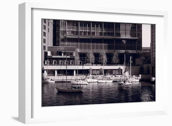 Chicago River Boats-Steve Gadomski-Framed Photographic Print