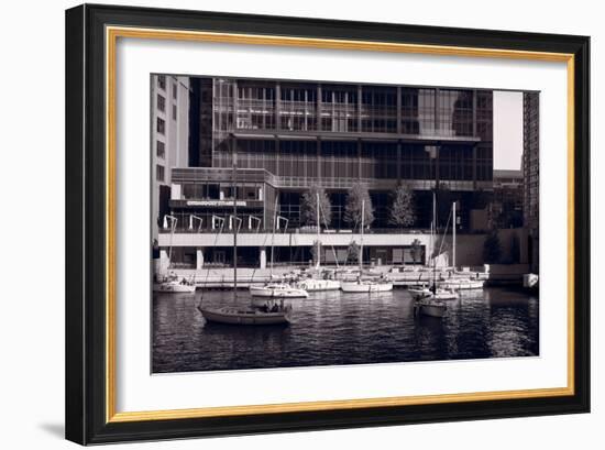 Chicago River Boats-Steve Gadomski-Framed Photographic Print