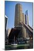 Chicago River Bridgelift at Marina Towers-Steve Gadomski-Mounted Photographic Print