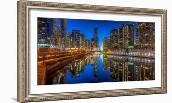 Chicago River East-Steve Gadomski-Framed Photographic Print