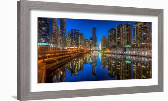 Chicago River East-Steve Gadomski-Framed Photographic Print