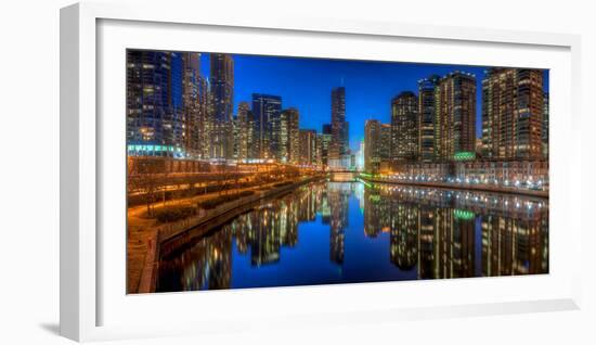 Chicago River East-Steve Gadomski-Framed Photographic Print