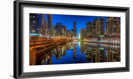 Chicago River East-Steve Gadomski-Framed Photographic Print