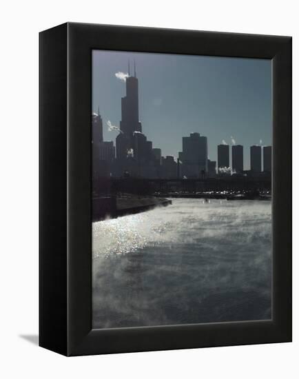 Chicago River Sears Tower-Beth A. Keiser-Framed Premier Image Canvas