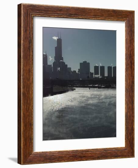 Chicago River Sears Tower-Beth A. Keiser-Framed Photographic Print