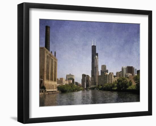 Chicago River View-Pete Kelly-Framed Giclee Print