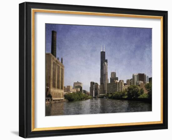 Chicago River View-Pete Kelly-Framed Giclee Print