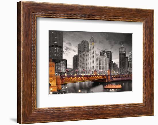 Chicago River-null-Framed Art Print