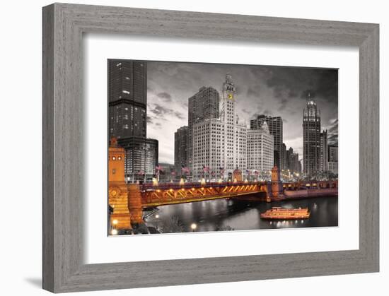 Chicago River-null-Framed Art Print