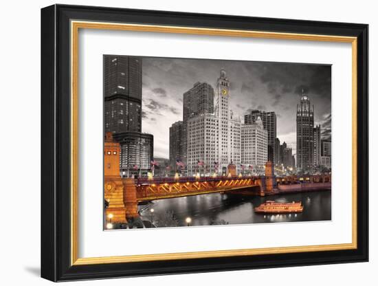 Chicago River-null-Framed Art Print