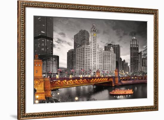 Chicago River-null-Framed Art Print