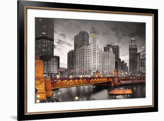 Chicago River--Framed Art Print