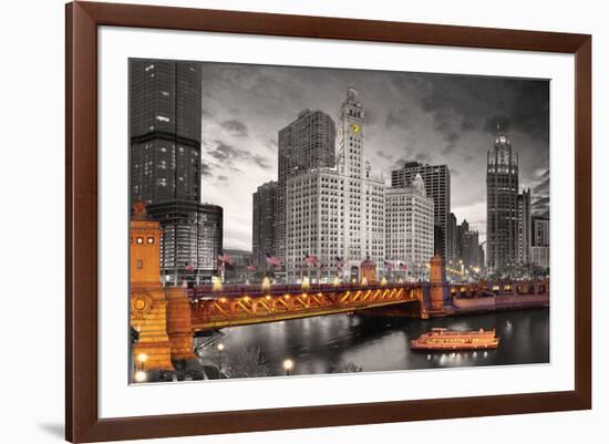 Chicago River-null-Framed Art Print