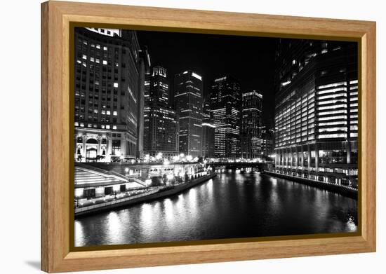 Chicago River-John Gusky-Framed Premier Image Canvas