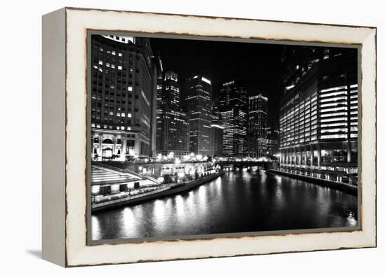 Chicago River-John Gusky-Framed Premier Image Canvas