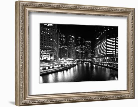 Chicago River-John Gusky-Framed Photographic Print