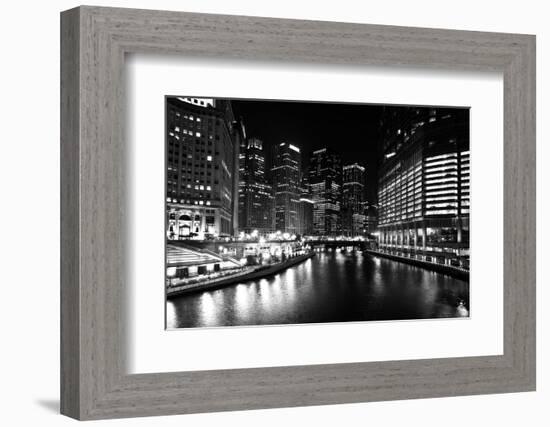 Chicago River-John Gusky-Framed Photographic Print