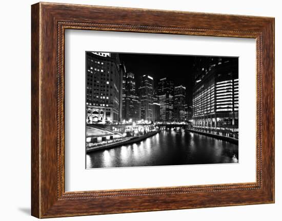 Chicago River-John Gusky-Framed Photographic Print