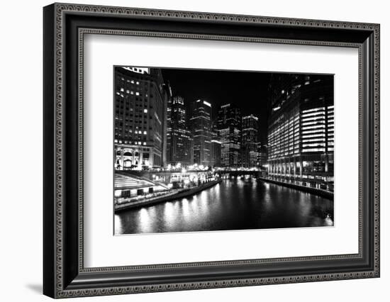 Chicago River-John Gusky-Framed Photographic Print