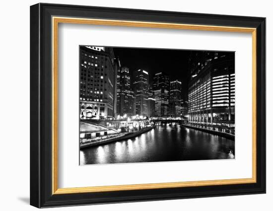 Chicago River-John Gusky-Framed Photographic Print