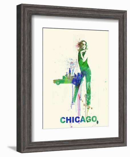 Chicago Romance-NaxArt-Framed Art Print