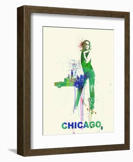 Chicago Romance-NaxArt-Framed Art Print