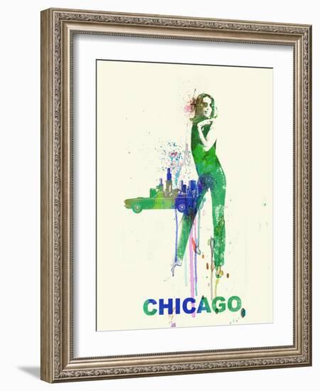 Chicago Romance-NaxArt-Framed Art Print