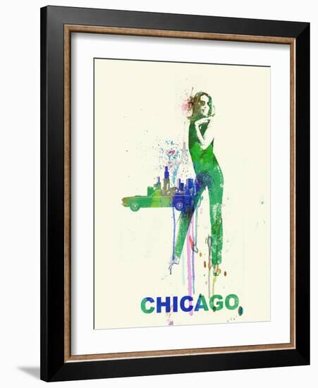 Chicago Romance-NaxArt-Framed Art Print