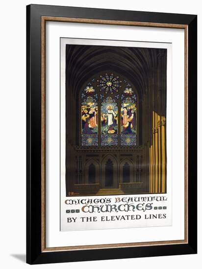 Chicago's Beautiful Churches-null-Framed Giclee Print