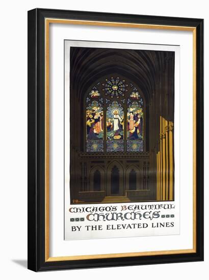 Chicago's Beautiful Churches-null-Framed Giclee Print