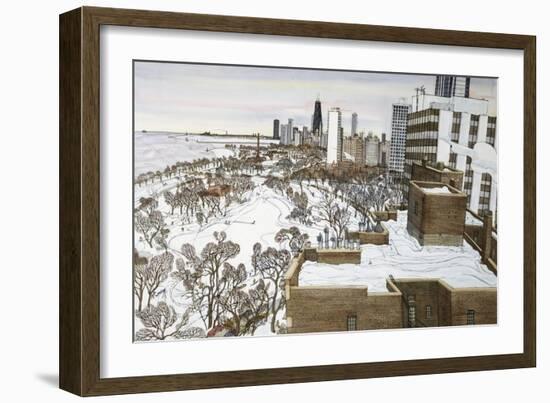 Chicago's Lincoln Park-Mark McMahon-Framed Giclee Print