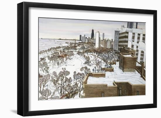 Chicago's Lincoln Park-Mark McMahon-Framed Giclee Print