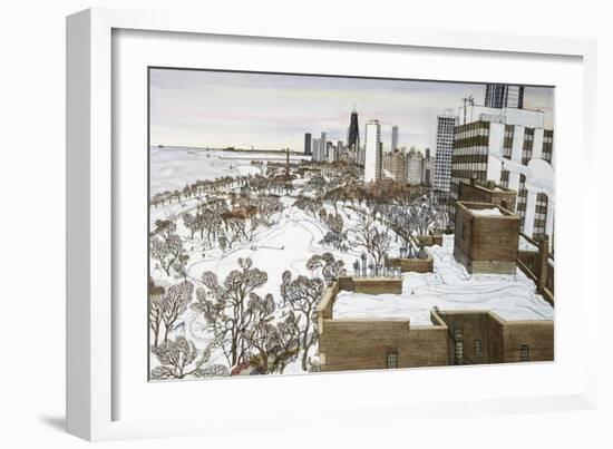 Chicago's Lincoln Park-Mark McMahon-Framed Giclee Print