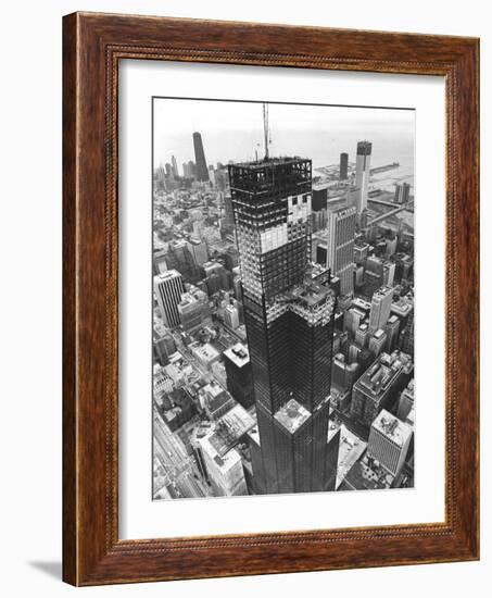 Chicago Sears Tower Topping-null-Framed Photographic Print