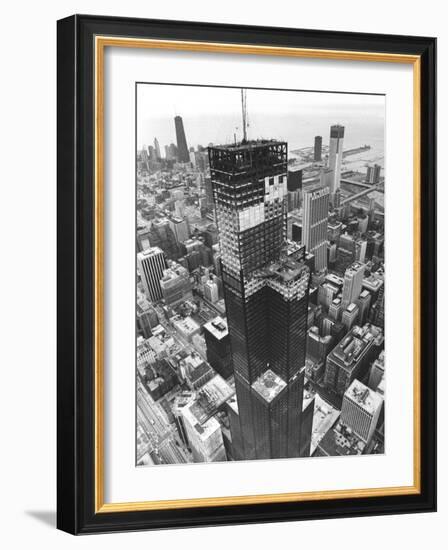 Chicago Sears Tower Topping-null-Framed Photographic Print