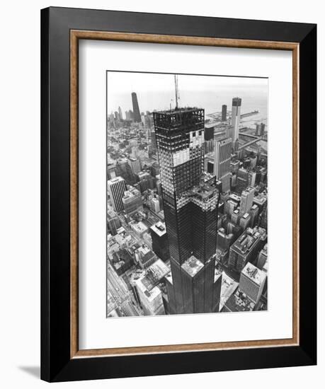 Chicago Sears Tower Topping--Framed Photographic Print