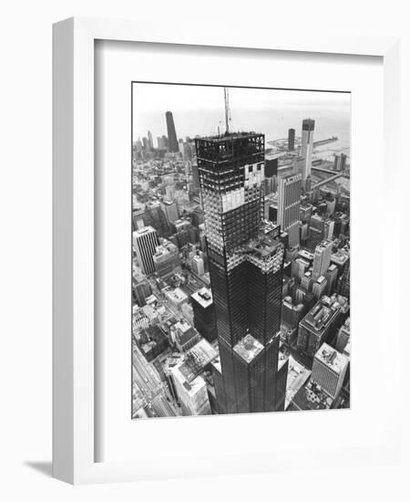 Chicago Sears Tower Topping-null-Framed Photographic Print