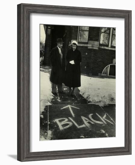 Chicago Sections of Northern Discrimination Story-Francis Miller-Framed Photographic Print