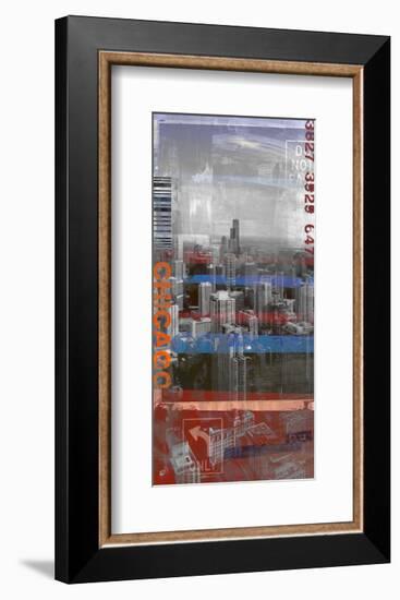 Chicago Sky 1-Sven Pfrommer-Framed Art Print