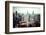 Chicago Skyline Aerial View-Curioso Travel Photography-Framed Photographic Print