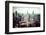 Chicago Skyline Aerial View-Curioso Travel Photography-Framed Photographic Print