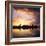 Chicago Skyline at Sunset-beboy-Framed Photographic Print