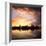 Chicago Skyline at Sunset-beboy-Framed Photographic Print