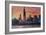 Chicago Skyline at Sunset-Martina Bleichner-Framed Art Print