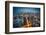 Chicago Skyline by Night-beboy-Framed Photographic Print